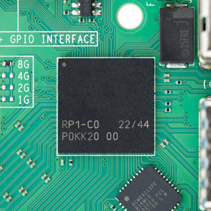 HOT-For Raspberry Pi 5 Development Board 4G RAM With Case Kit BCM2712 2.4Ghz Videocore VII Pcie 2.0 For Pi 5