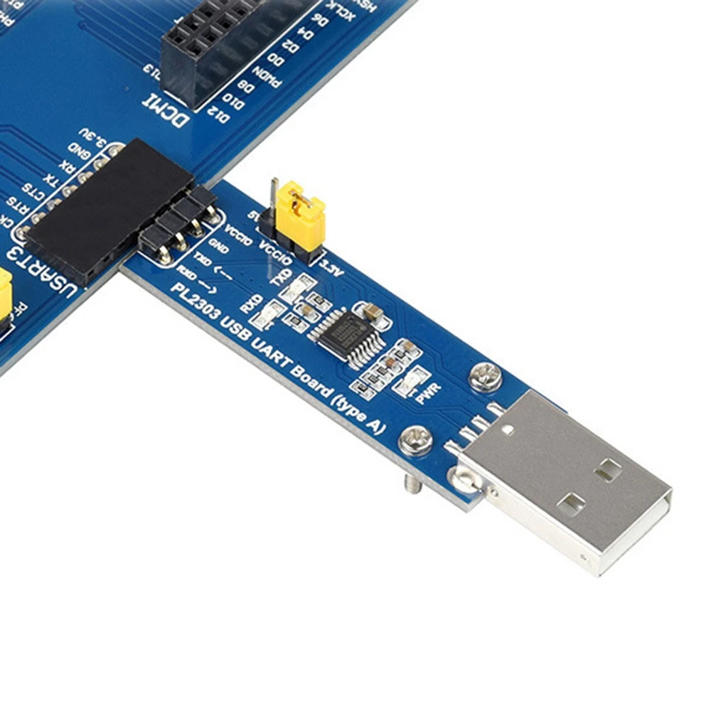 Waveshare PL2303 Módulo de comunicación serie universal USB-UART/TTL Interfaz USB tipo A
