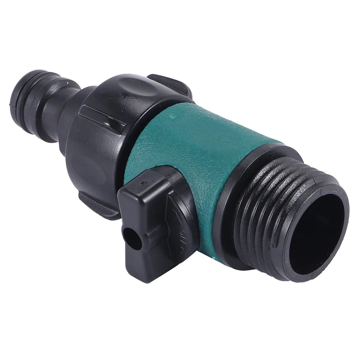 Plastic Valve with 3/4 Inch Male Thread Quick Connector Car Wash Garden Irrigation Pipe Fittings Prolong Hose Switch 1 Pc