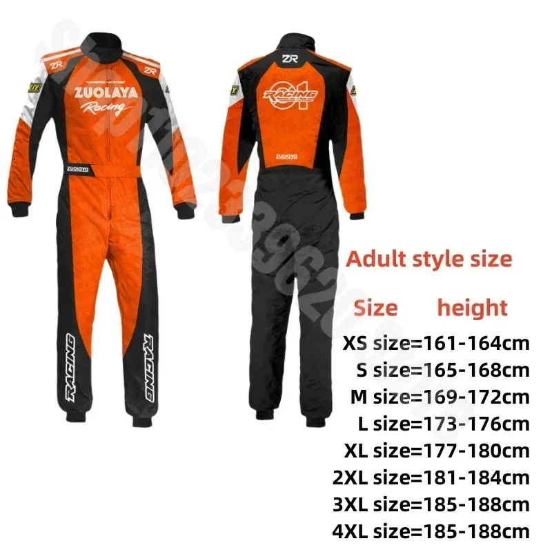 Kart Racing Breathable Outdoor ATV Training Suit Adult/children Motorcycle Riding Suit F1 Training Suit Kart Racing Quick Drying