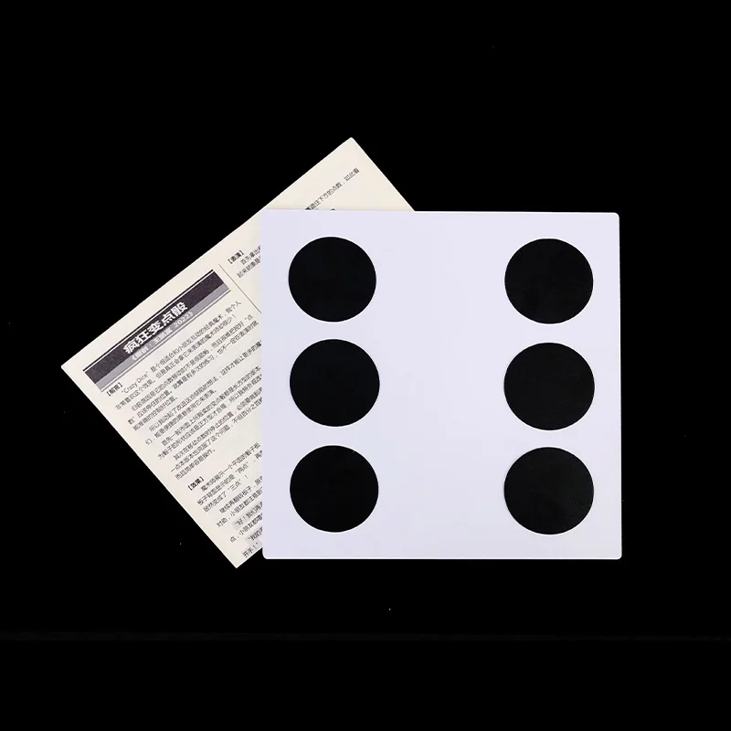 Magic crazy change point dice effect magic positioning points change interactive stage performance llusion magic tricks props