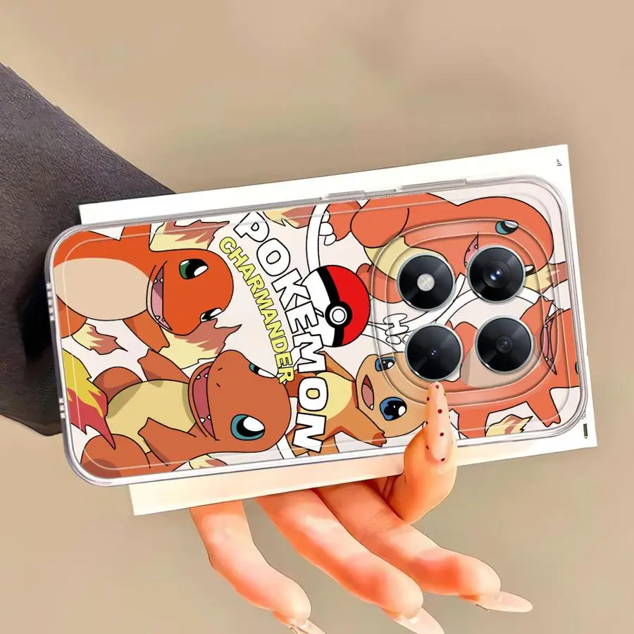 Pokemon Charmander Phone Case for Xiaomi Poco X4 GT X3 NFC X5 X4 M3 X3 Pro Clear Cover #4