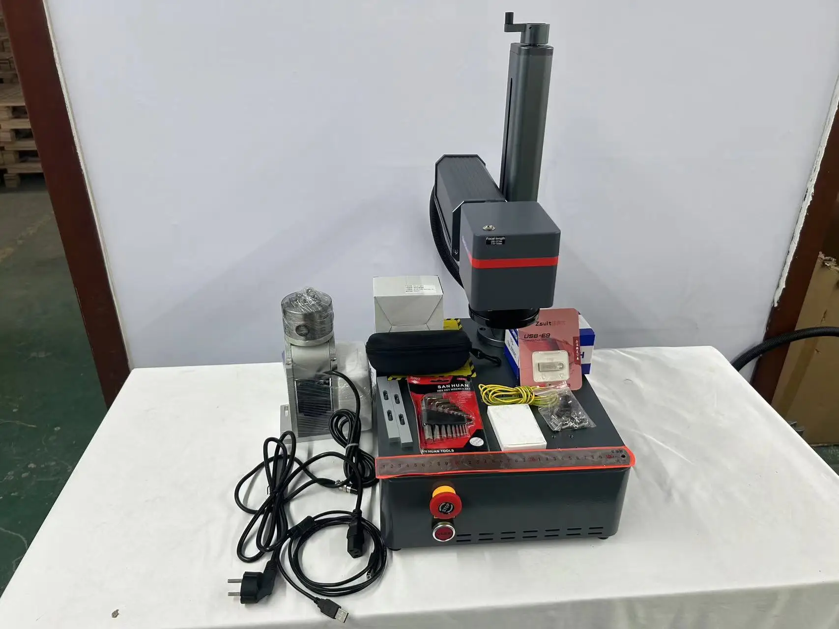 Fast Speed 20W Fiber Lazer Printing Machine Laser Printer Machine Laser Marking Engraving Machine for All Metals Jewelry