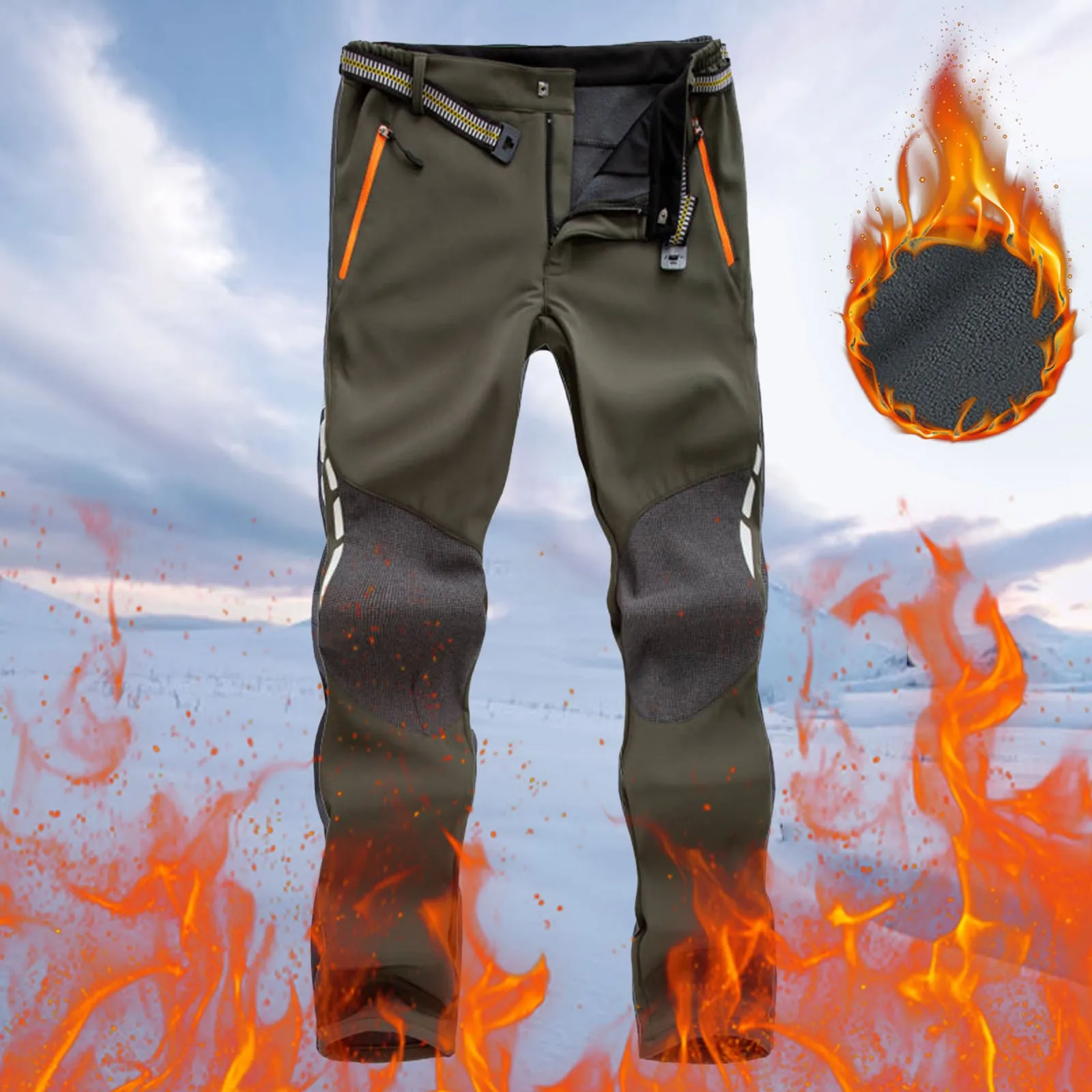 

Men Hiking Camping Pants Wear Resistant Quick Dry Anti Uv Pant Waterproof Elastic Hiking Trousers Climbing Trekking Softshell