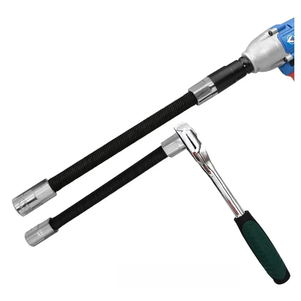 

Пружинный электрический ключ Торцевые ключи Привод 1/4 3/8 1/2 Головка Ключ с храповым механизмом Гибкий гибкий вал Удлинитель ключа