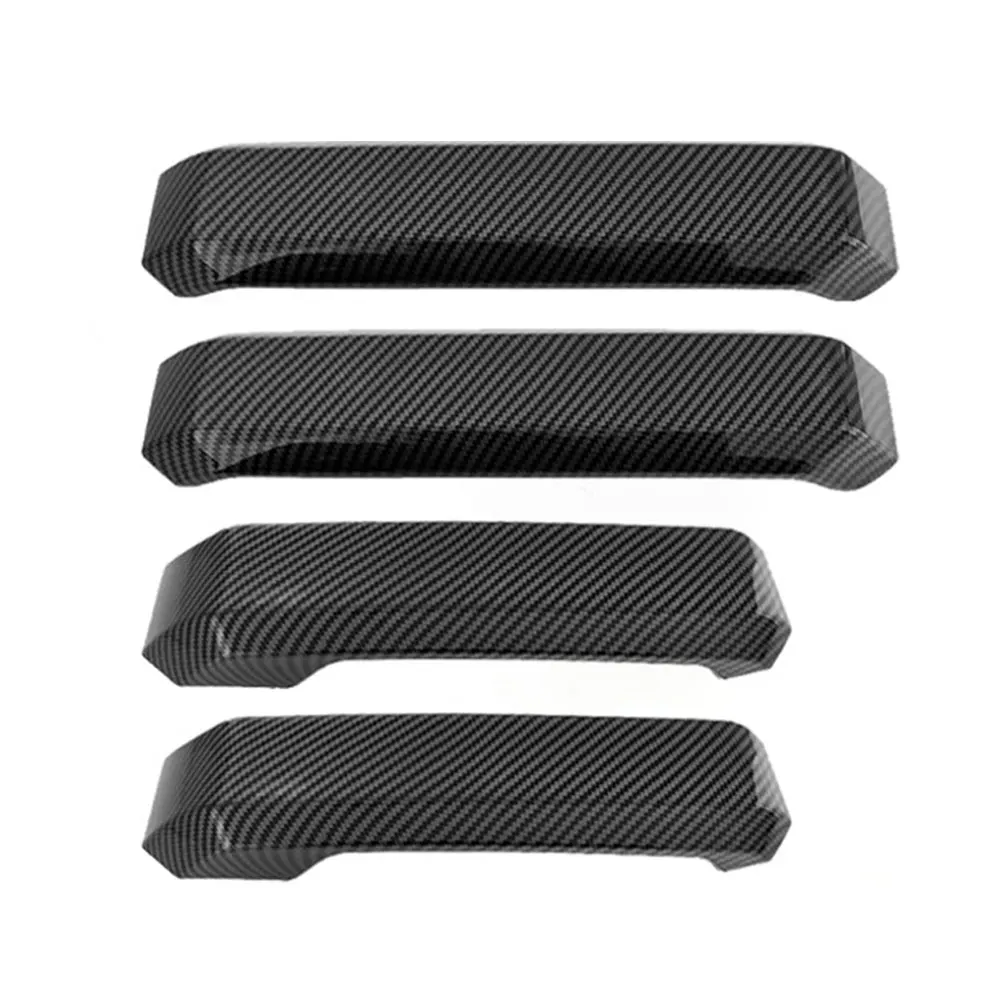 Picture 4: Inner Door Handle Cover Trim Protector Carbon Fiber Pattern Interior Accessories For Ford F150 2015-2020