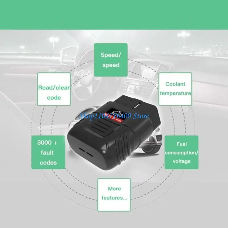 y1gd OBD2 Scanner Transmission Check Engine Light Auto Car Diagnostic Detection Tool Troubleshooting Fault Code Reader