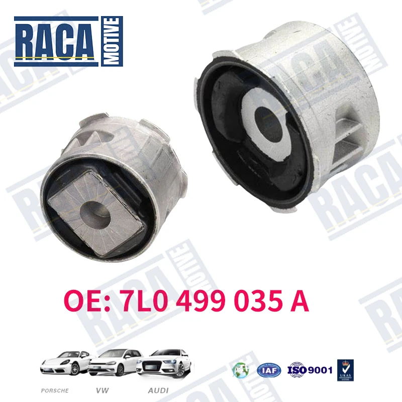 For VW Touareg Porsche Cayenne Audi Q7 4PCS Front and Rear Bridge Subframe Bushing Mount  95534113301 7L0499035A