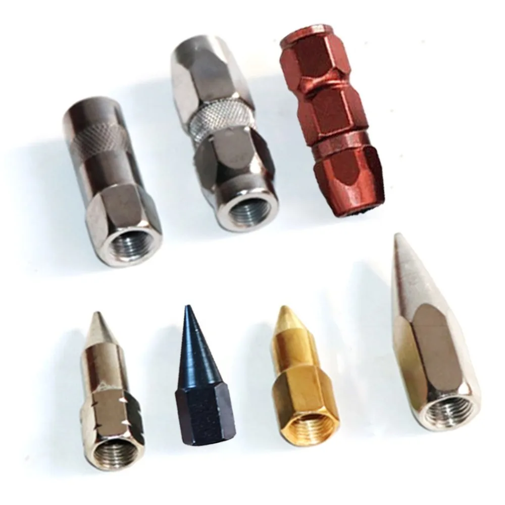 Butter Nozzle Grease Flat Nozzle Sharp Mouth Flat Steel Ball Design Heavy Grease Explosion-Proof Grease Nozzle Hand Tools