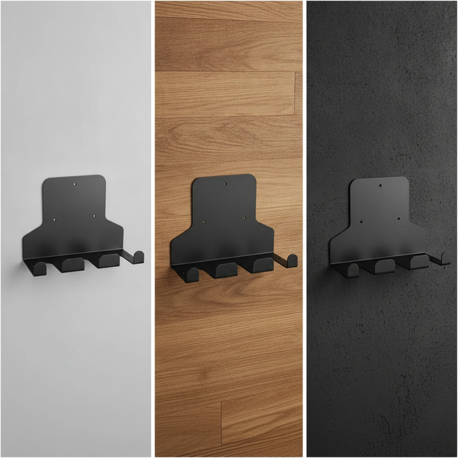 Bar Wall Rack Heavy-Duty Metal Rack with Cradles Wall Mount Bar Hanger Sturdy Barbell Hanger Long-Lasting for Home Gym Owners