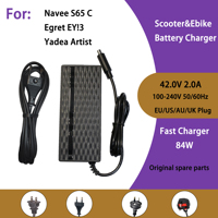 Navee S65C, Egret EY!3, Yadea artist scooter charger 42V 2A fast charger