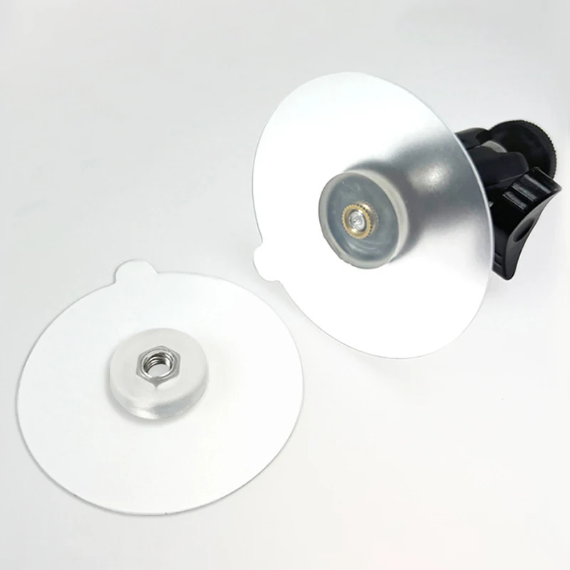 Stainless Steel No-Drill Adhesive Mount, M6 Screw Base With 1/4" Interface For Mobile Surveillance Camera Bracket Easy Install