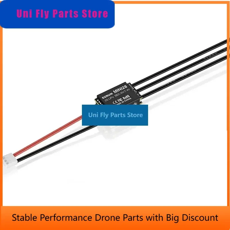 UniFlyOriginal Hobbywing EZRUN MINI28 30A Sensored Brushless ESC For 1/24 1/28 RC Car