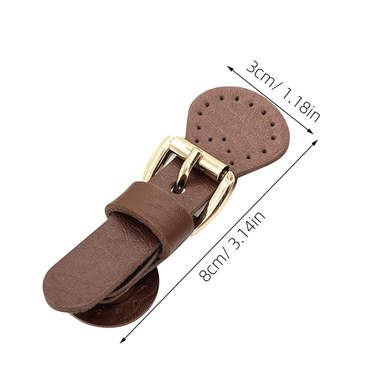 1 مجموعة المغناطيسي أزرار خاطفة عميق البني بولي مشبك معدني مشبك لمحفظة معطف سترة حقيبة يد الأمتعة إغلاق Diy بها بنفسك الحرفية الخياطة #2