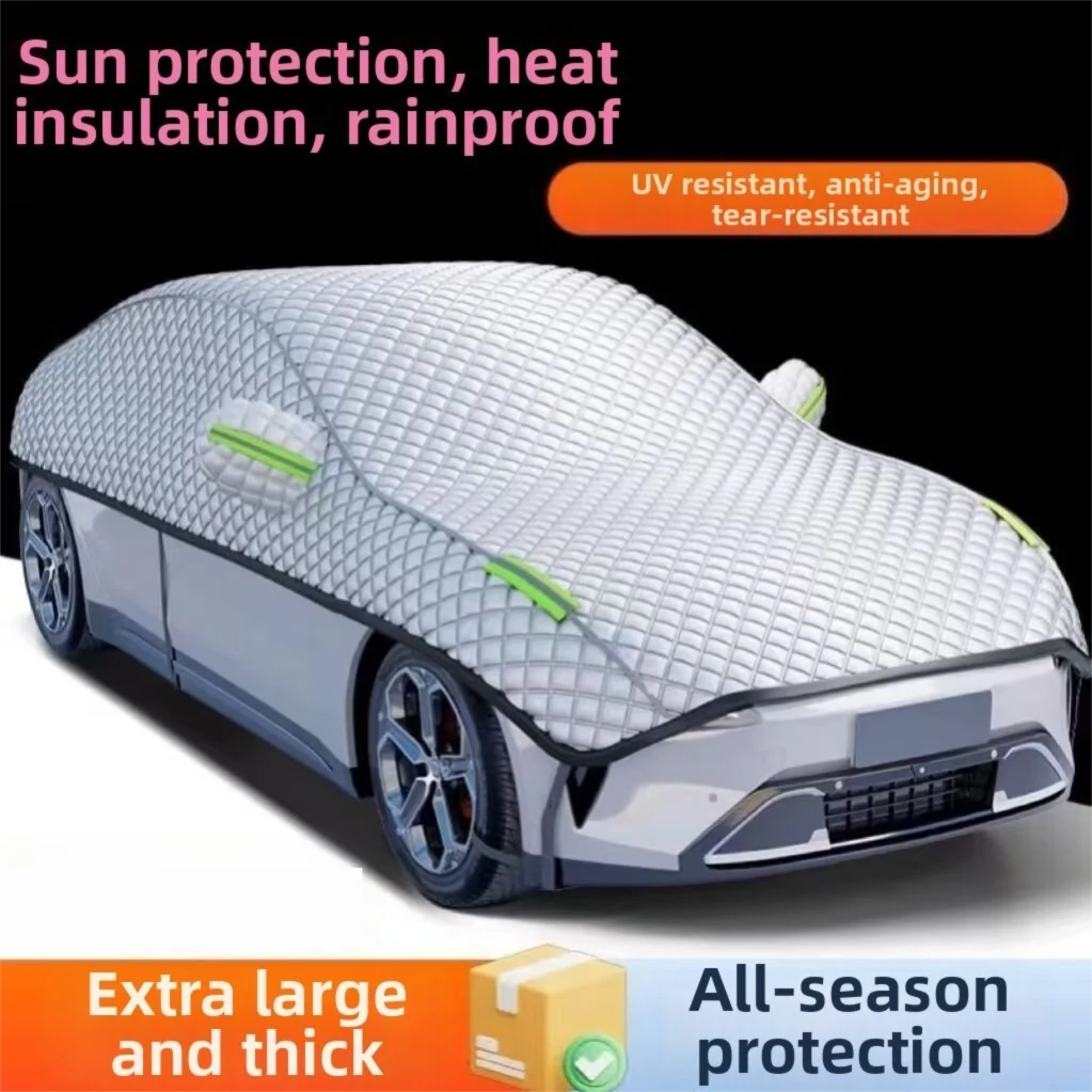 TONGGUMO | Half Cover Car Cover All Seasons Sun Protection Heat Insulation Snow Rain Frost