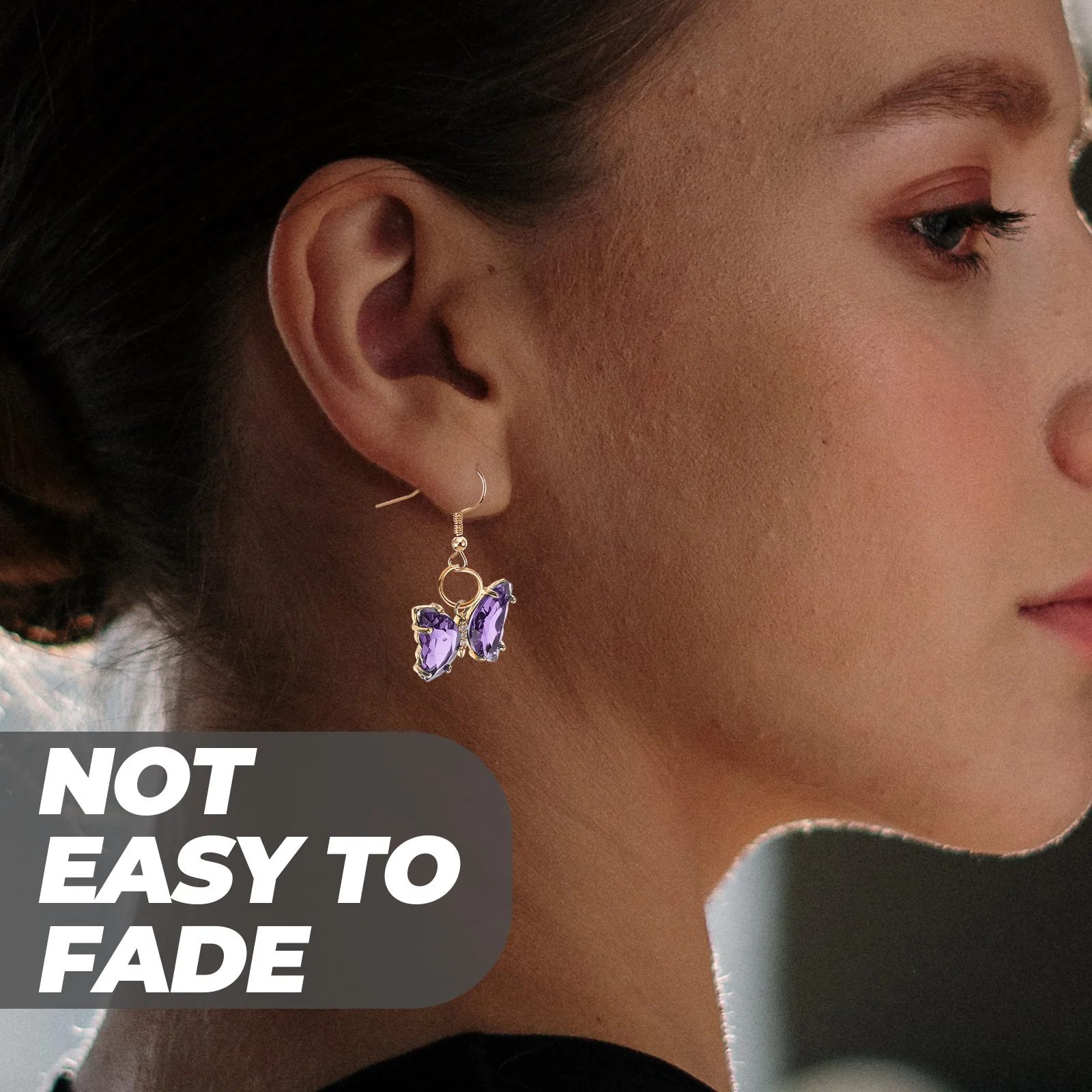 

10Pcs Crystal Butterfly Pendant Charms for DIY Jewelry Smooth Surface Not Easy to Fade Butterfly Charms Unique Beads