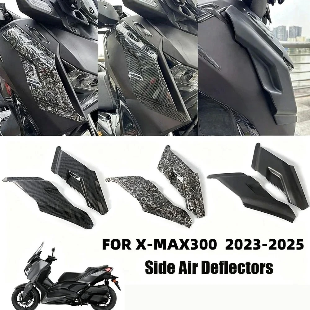 

New Motorcycle For Yamaha X-MAX 300 2023-2025 Front Outer Fairing Upper Side Wing Air Deflectors Side wind shield accessories