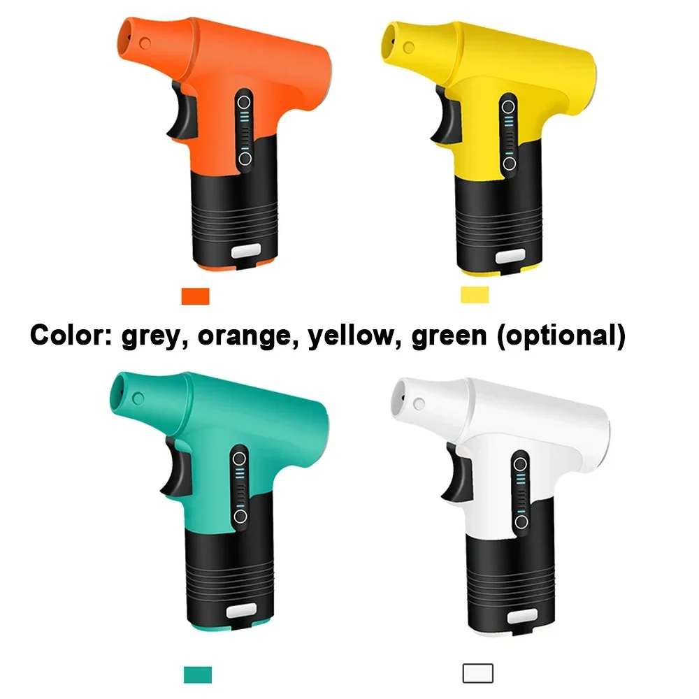 

-Handheld Brushless Motor Jet Fan 120,000RPM Turbofan High Power Dust Blower Compressed Air Duster Cleaning Tool Type-C Charging