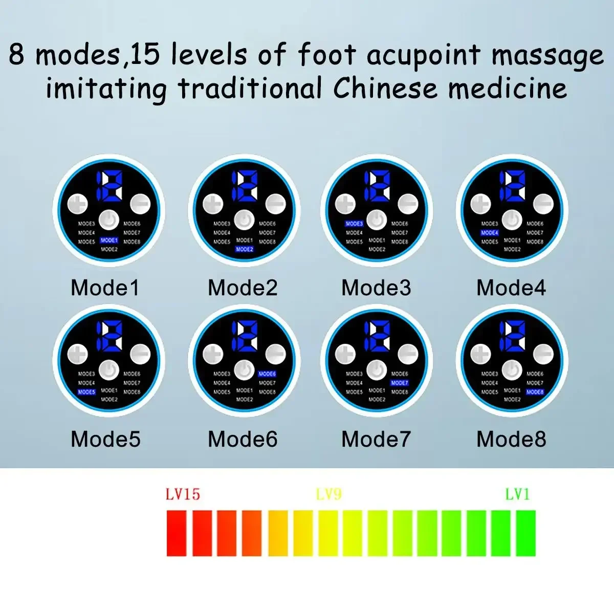 Tens EMS Foot Massager Fisioterapia Mat Massageador de pes Type-C Charging Electronic Foot Fitness Massage Gym Equipment