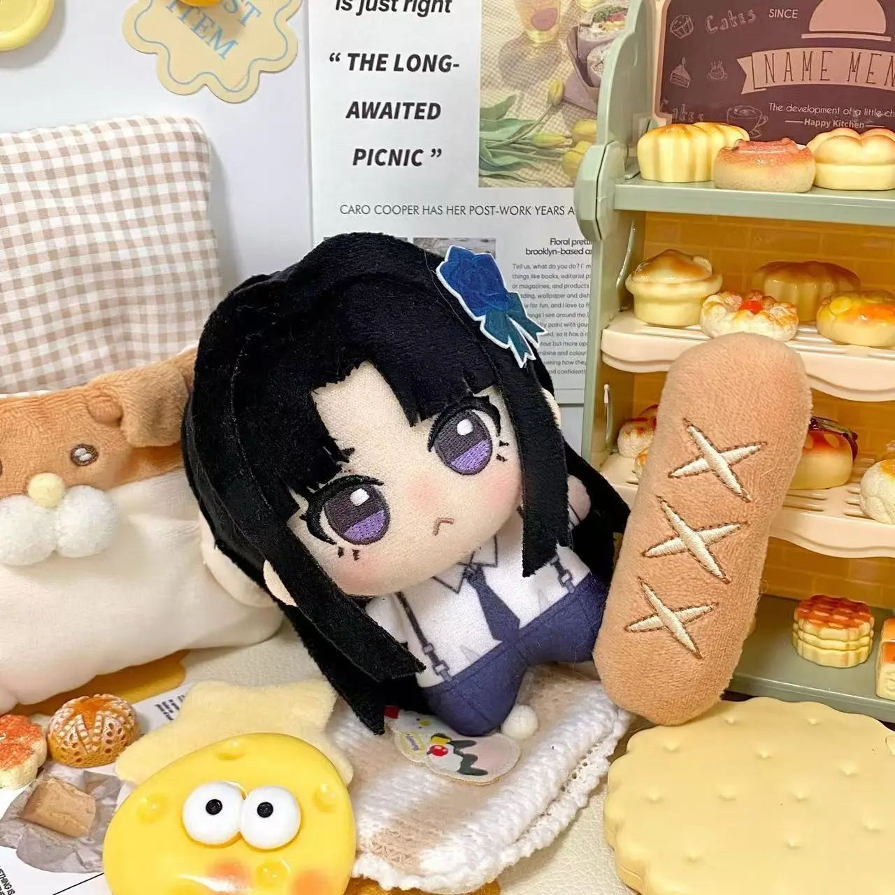 

10cm Anime Subaru Awa Plushie Kawaii Girl Soft Cotton Plush Doll Starfish Body Doll Toys Pendants Keychain Birthday Xmas Gift