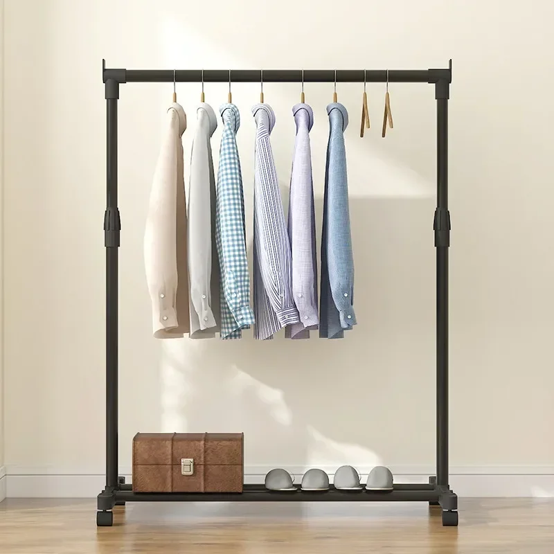 Portable Black Rack for Balcony for Garden Solid Construction Anti-Tip Design Compact Size Noise Free Floor Protection