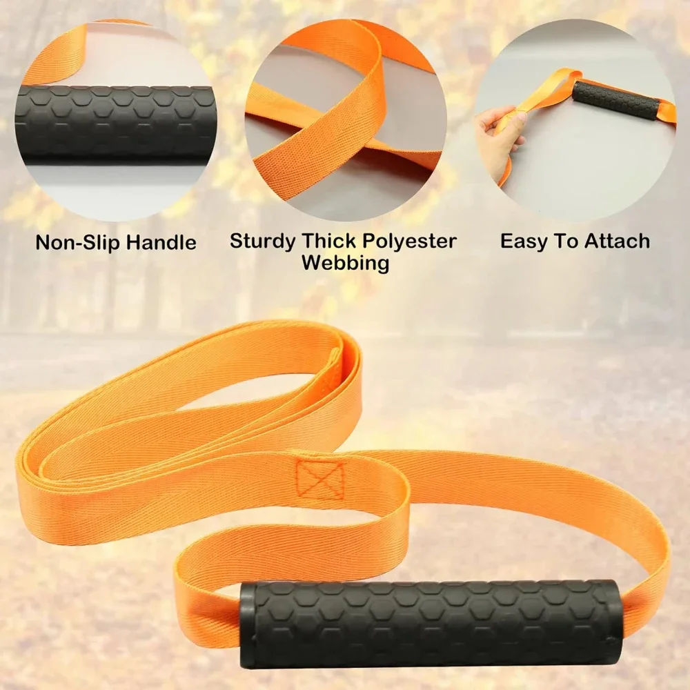 

Deer Drag Harness - Durable Hunting Belt with Handle & Pull Rope Portable Multipurpose Dragging Tool for Outdoor Farm Game