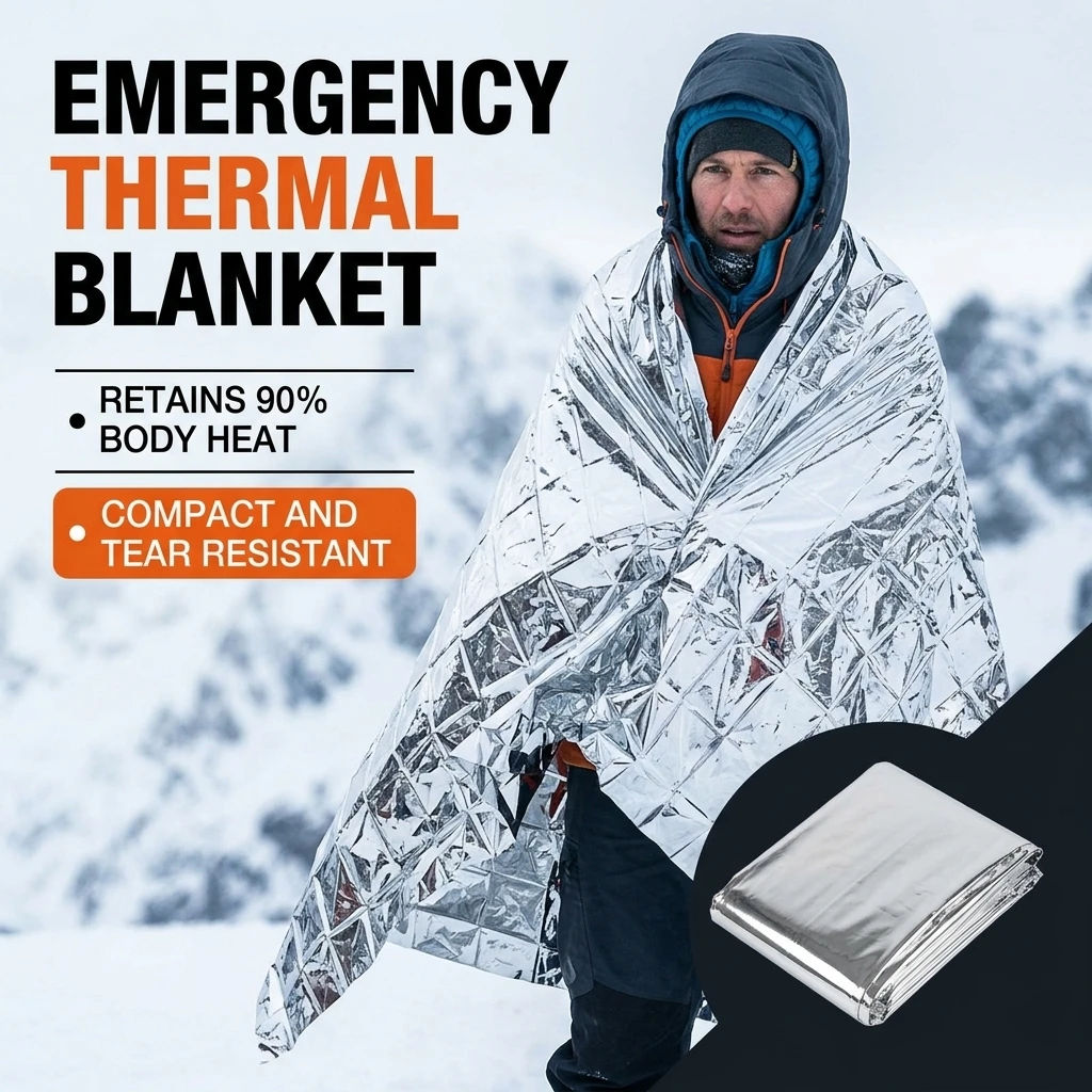 1 buah Selimut Darurat Termal  - Survival Blanket Reflective ulasan dan harga
