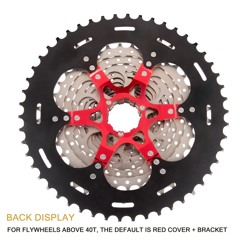 Viaron HG Mountain Bike Flywheel 13 Speed 11-50T MTB Aluminum Alloy Variable Speed Cassette Flywheel Bicycle Accessories