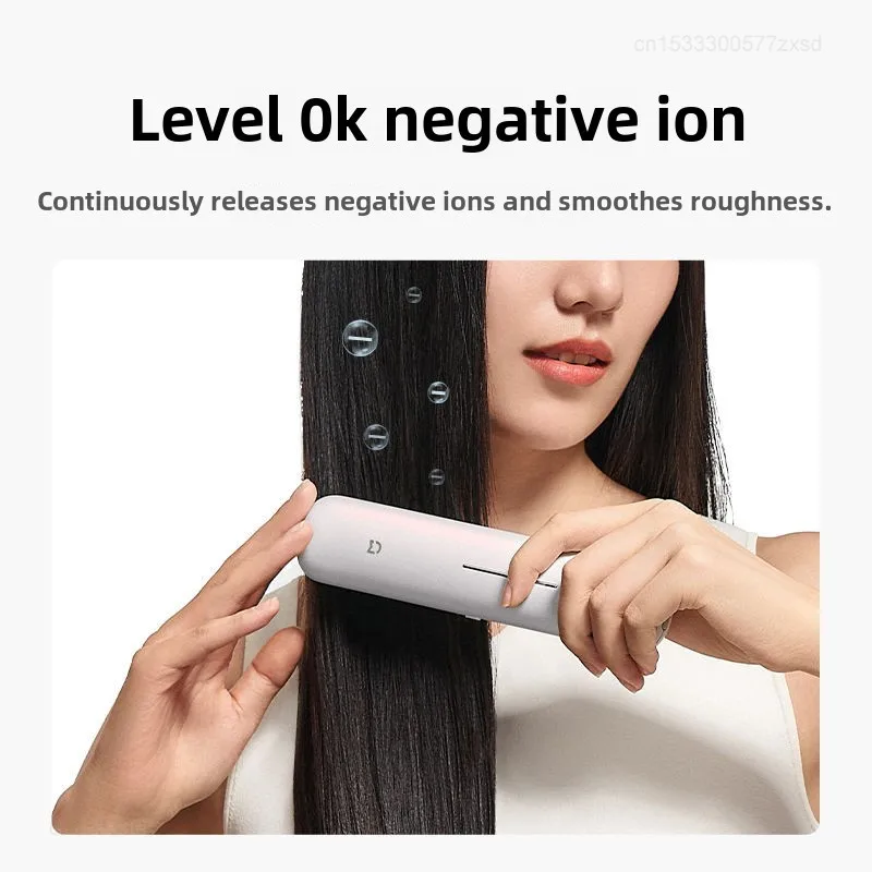 Xiaomi Mijia Wireless Straight Hair Comb With Negative Ions That Smooth Out Frizz Mini Portable for Women Hair Comb Rechargeable