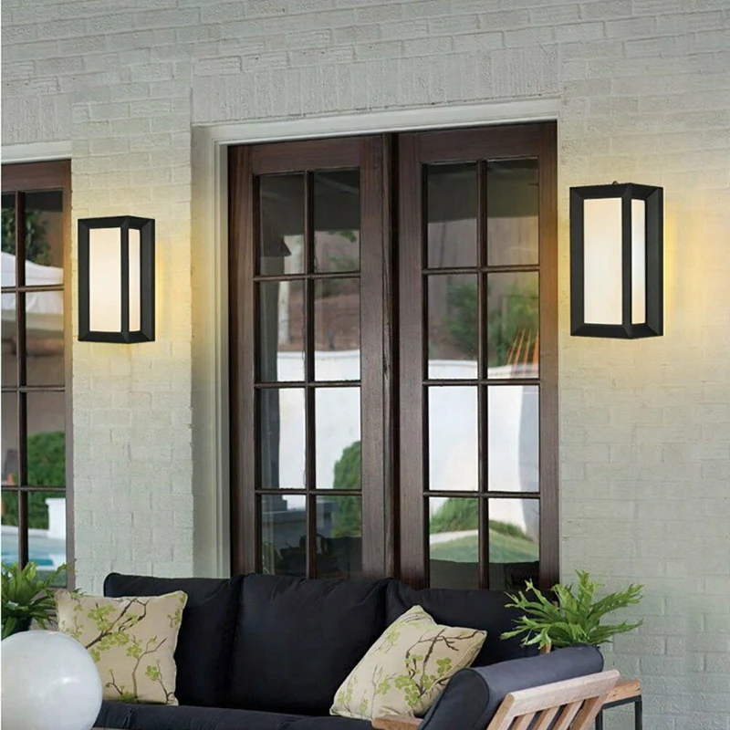 AB46-IP65 Outdoor PIR Motion Sensor LED Lights Garden Corridor Wall Light Fixtures