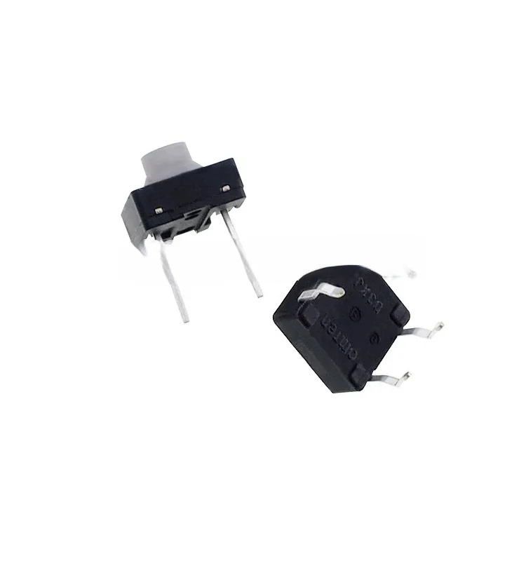 Tactile Switch 8*8*5 Pins 5H Silicone Silent Button 8*8*5MM Two Pins Conductive Silicone