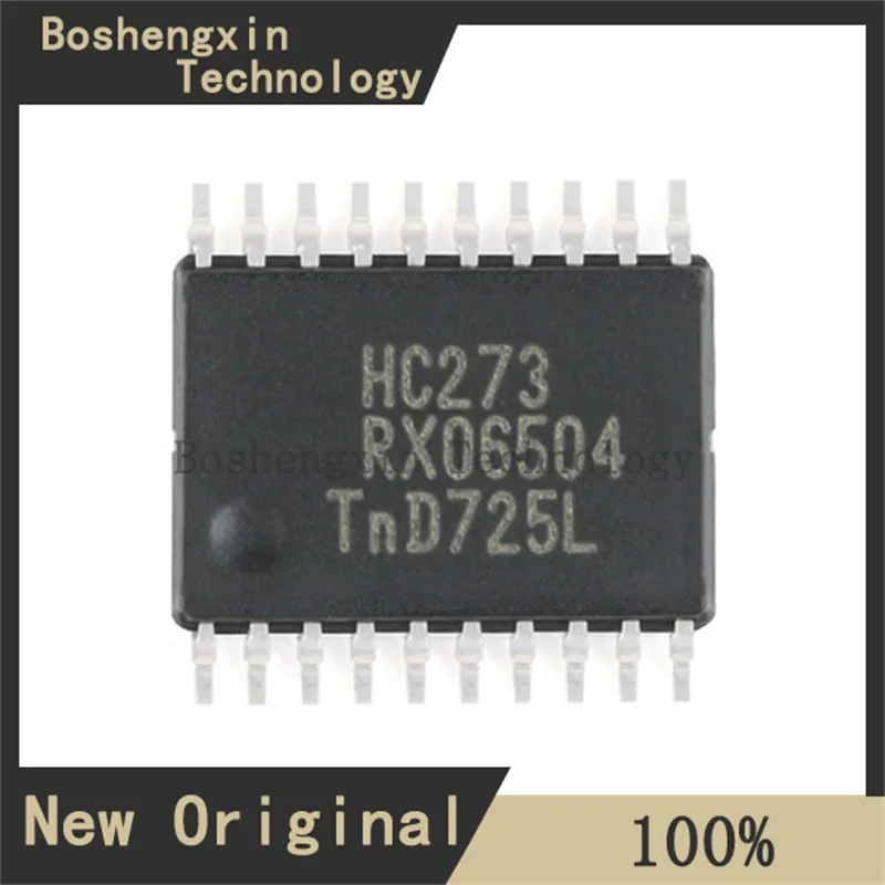 3Pcs 74HC273PW Chip, flip-flop, Class D, 66MHZ, TSSOP-20  74HC273PW