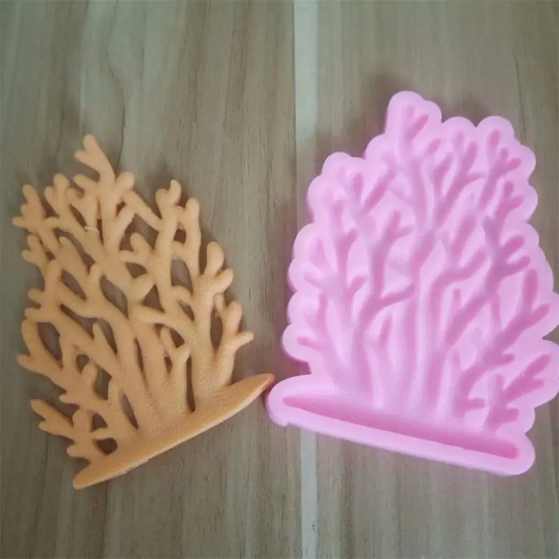 Decorative Trim Mold Durable Easy To Clean Silicone Material Modern Minimalist Style Large Size Seaweed Mold Silicone Mold