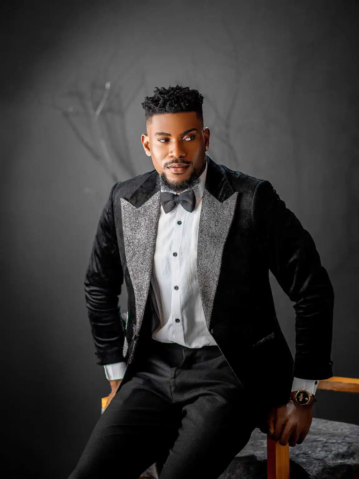 الدعاوى الرجالية الحديثة واحدة الصدر زر واحد العريس الزفاف البدلات الرسمية حجم كبير حفلة الأعمال المخملية مخصص #2