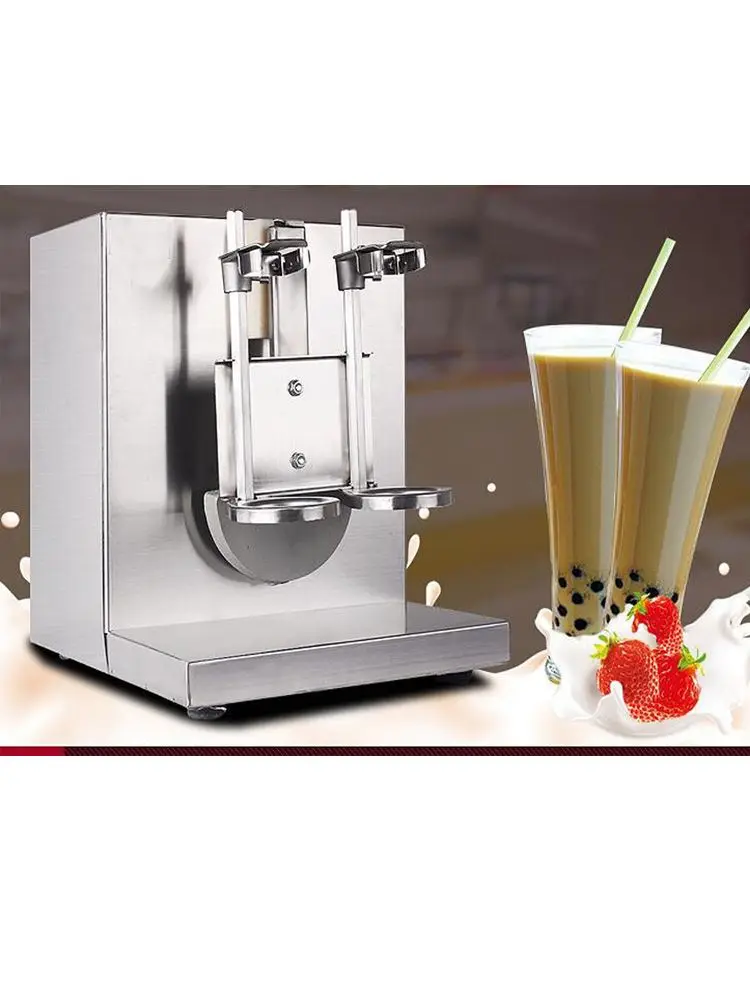 Commercial use double end peal mailk tea shaking machine / snow grams shaker come with 2 bottle