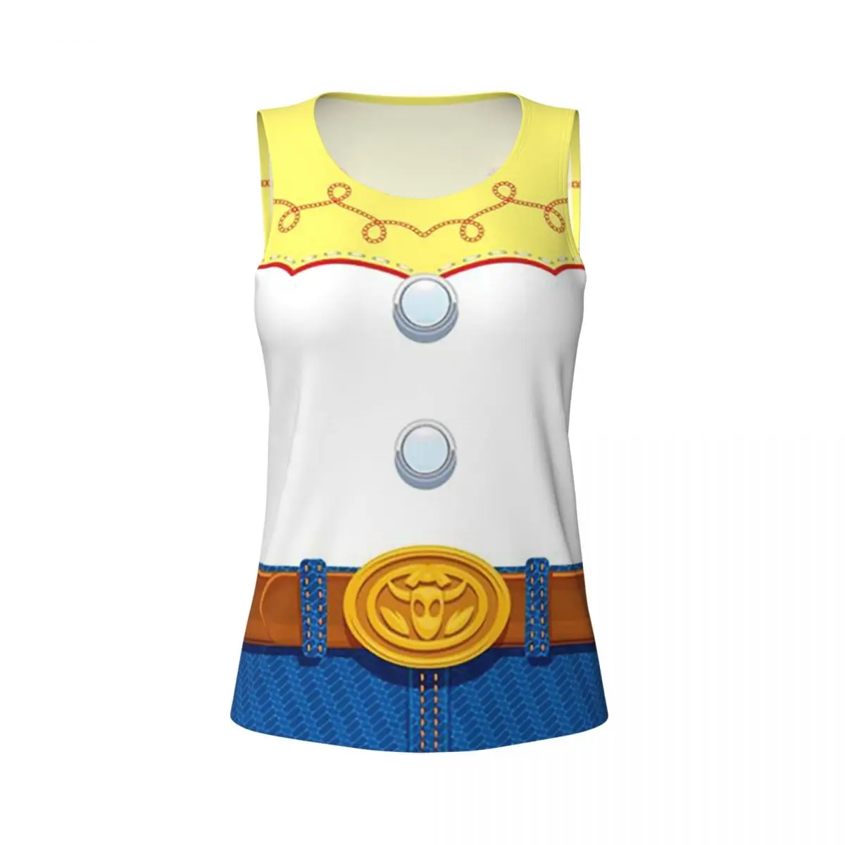 Custom Toy Story jesse\'s Cowgirl Outfit camicie da Yoga canotte da palestra per allenamento da donna