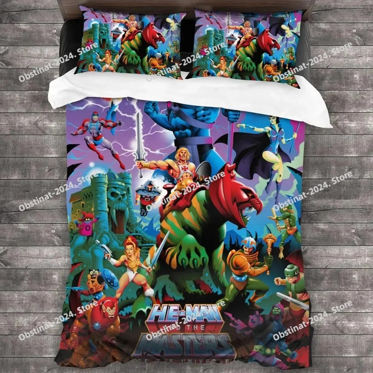 

3D Print He Man And The Masters Of The Universe All Season Twin Bedding Set 3 Piece Comforter Set Bed Colcha Casal Bed Sheet