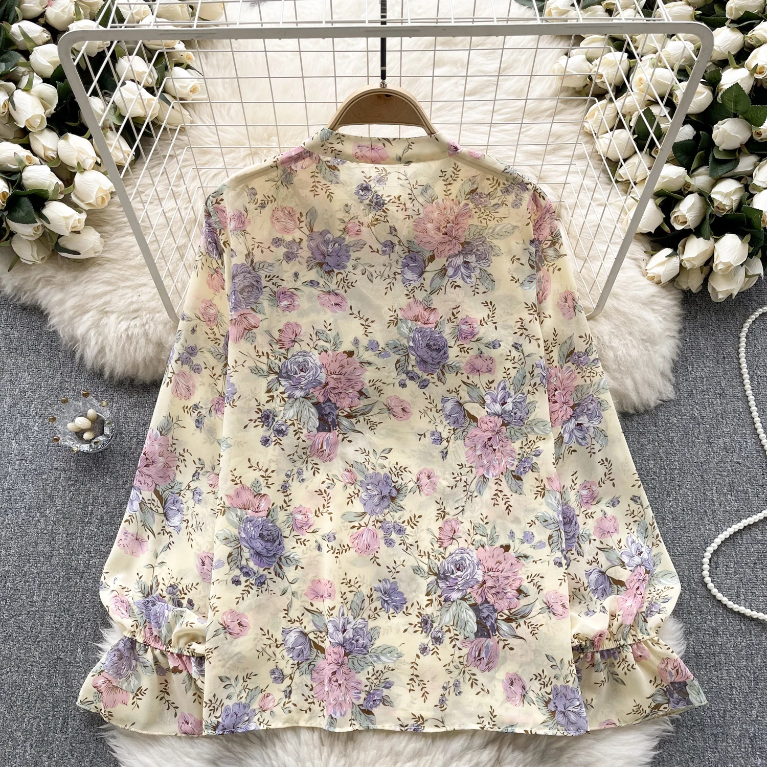 Women Chic Ruffle Bow Tank Top Sexy Korean Fashion Puff Long Sleeve Crop Top Summer Women Blouse