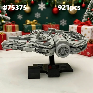 

Конструктор Hot Toys Star Wars: Millennium Falcon, модель космического корабля к 25-летию, 921 деталь, подарок для мальчиков