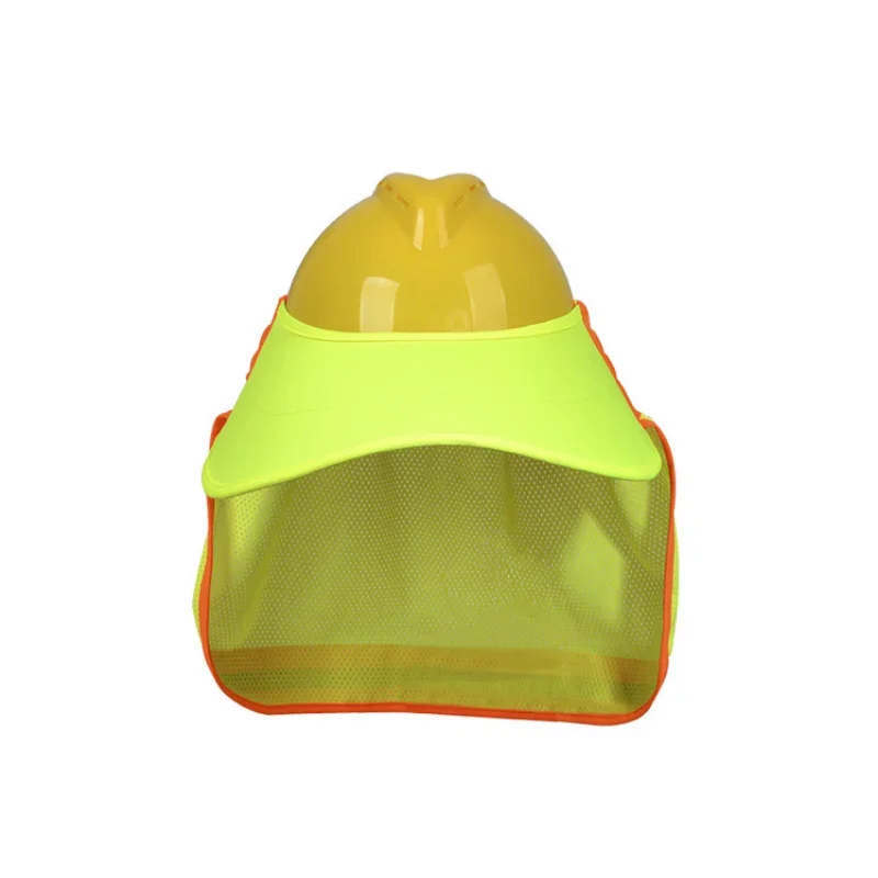 New Summer high temperature sunscreen farm cap sunshade with high visibility fluorescent reflective awning cool and breathable