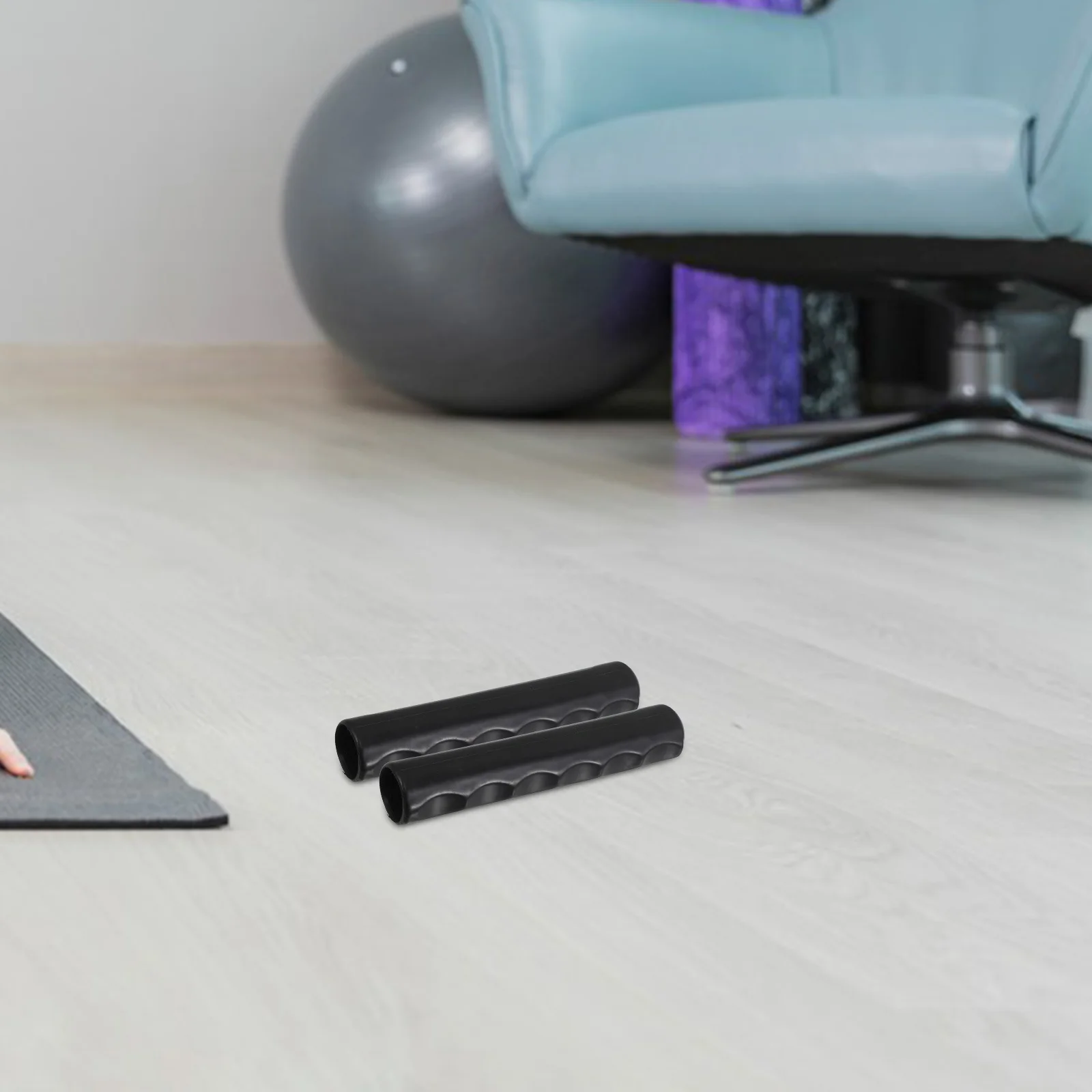 

2Pcs 160mm 25mm Professional Gym Grip Cover Secure Fit for Weightlifting Cable Machine and Other Fitness Equipment