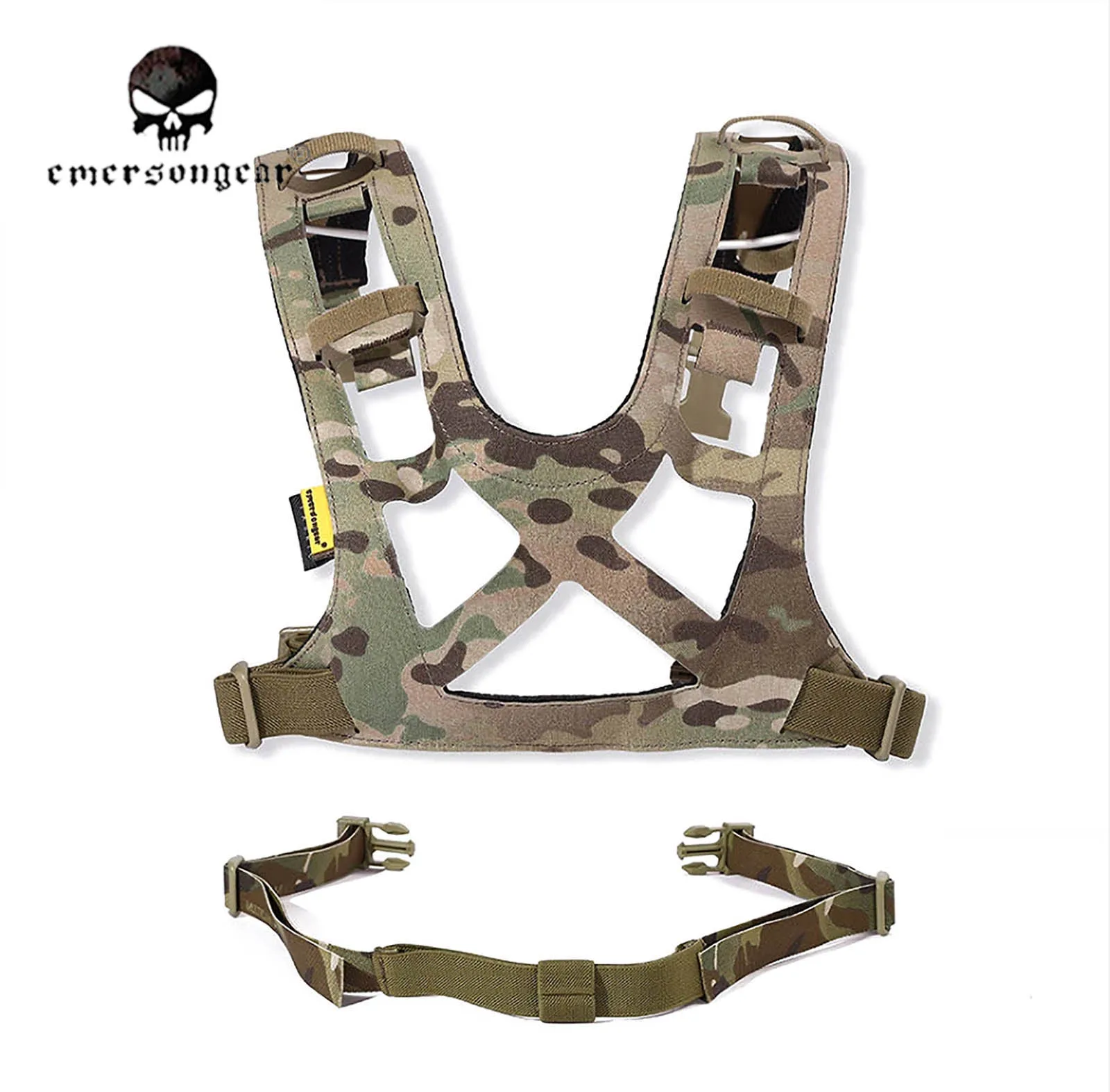 EMERSONGEAR Chest Rig Harness Kit for CP Style AIR LITE Tactical Vest Back Chest Strap MC Carrying System Combat