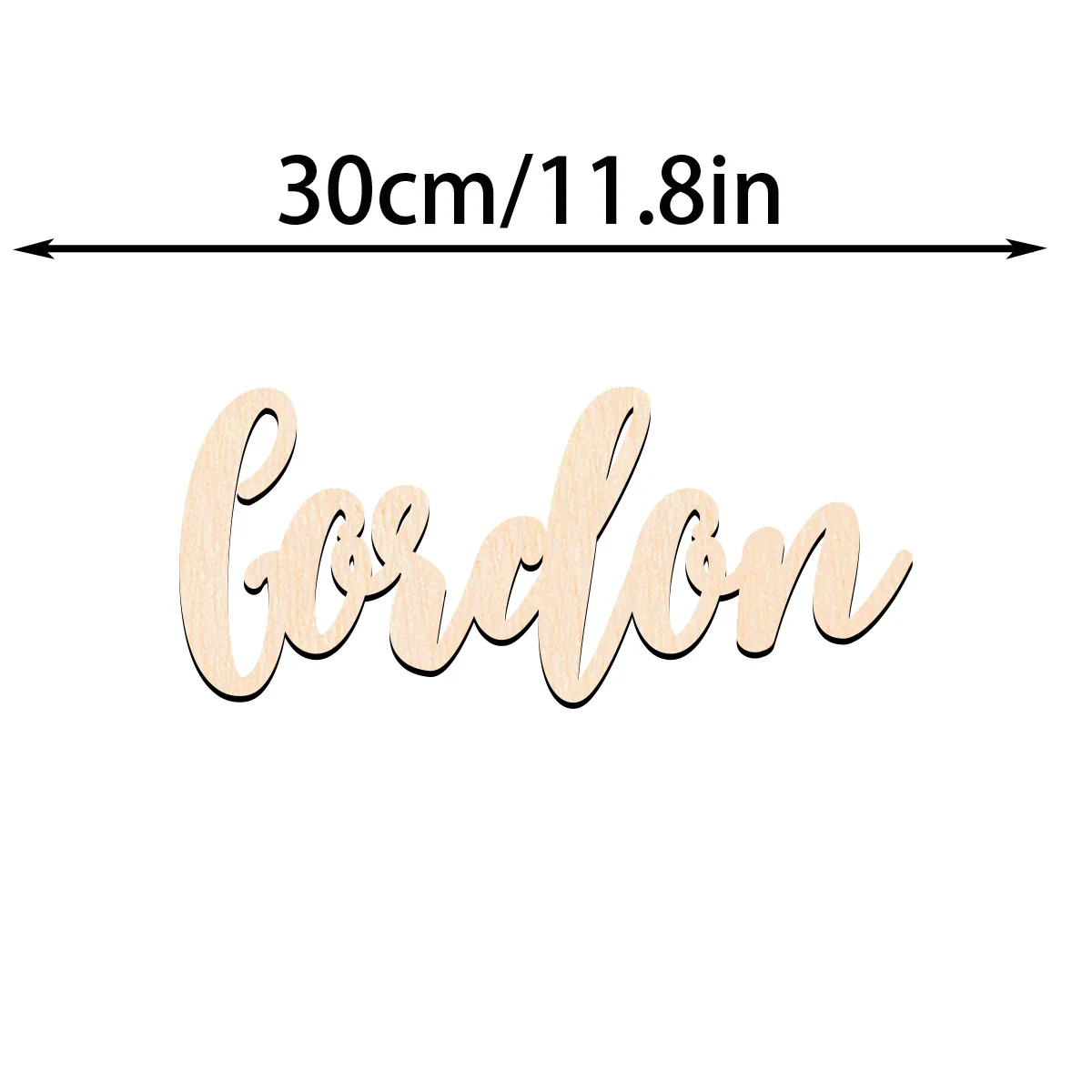 1 pc darren example Customized Text Wooden Sign Traditional Style Tabletop Decorative Plaque for Bedroom