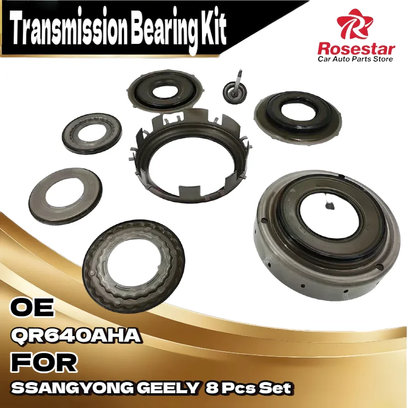 

Automatic Transmission Clutch Piston Kit 8PCS, For Ssangyong Actyon Korando, For Geely Emgrand, Compatible with M11 BTR Gearbox