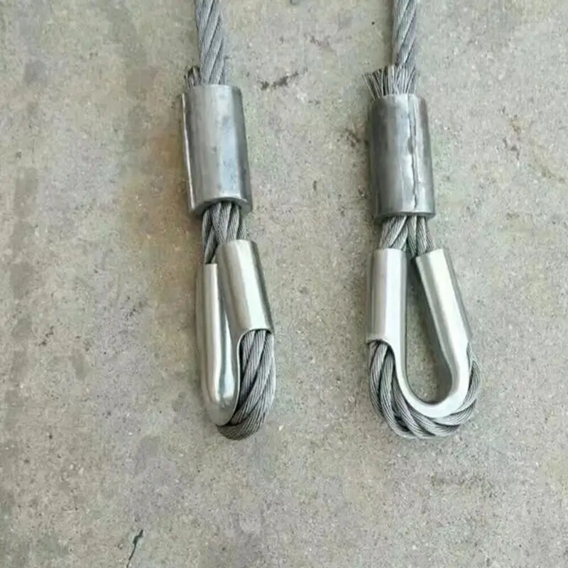 Bidal kabel kawat, tabung tali Stainless Steel, tali bidal untuk tali kawat, tali kawat, rantai bidal. Rak