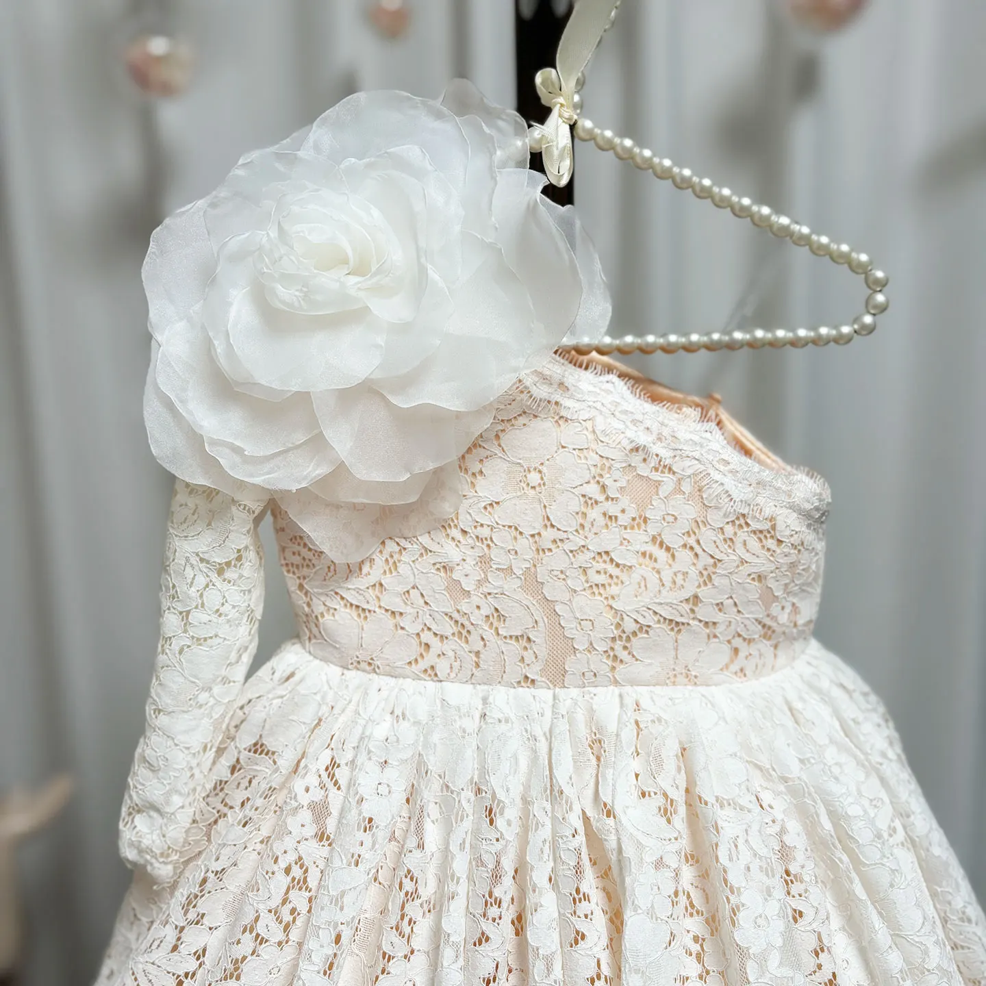 Jill Wish elegante vestito da ragazza lilla una spalla fiori principessa bianca bambini matrimonio festa di compleanno lungo abito da ballo 2024 J154