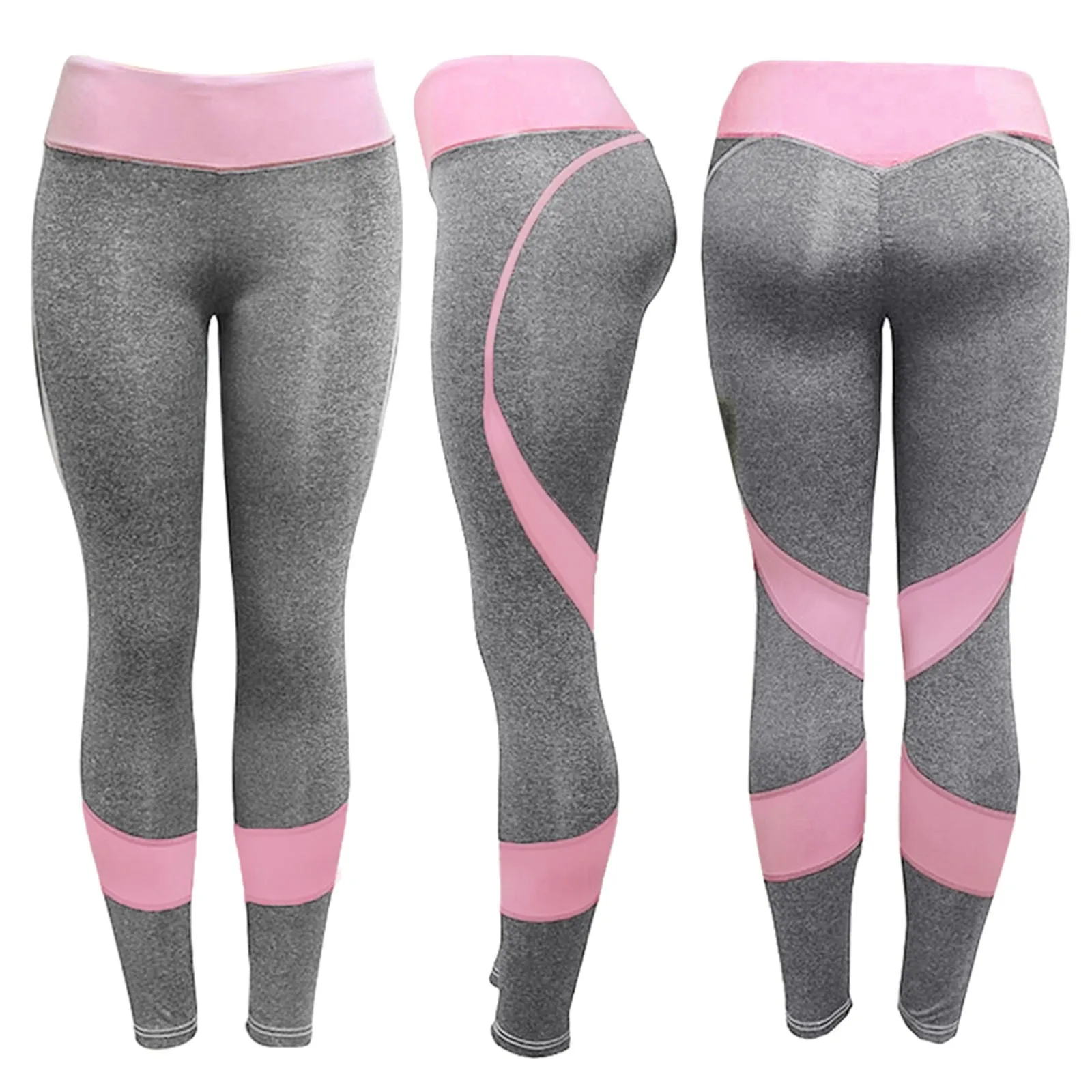 Women Leggings High Waist Elastic Yoga Fitness Sports Heart-shaped Pants Tall Yoga Pants Summer Workout Gym Leggings 레깅스