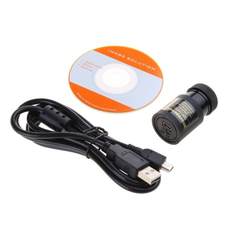 2.0Megapixel Digital Camera for Microscopes, Eyepiece Mount, USB2.0 Connection, Color Photography and Video Dropship