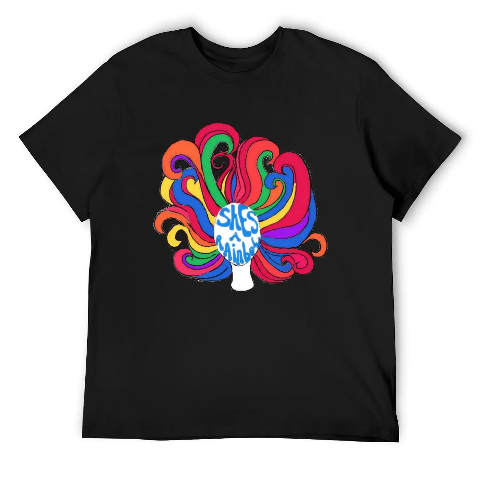 She's a Rainbow T-Shirt shirts graphic tees graphic t shirts kawaii clothes customizeds heavy weight t shirts for men