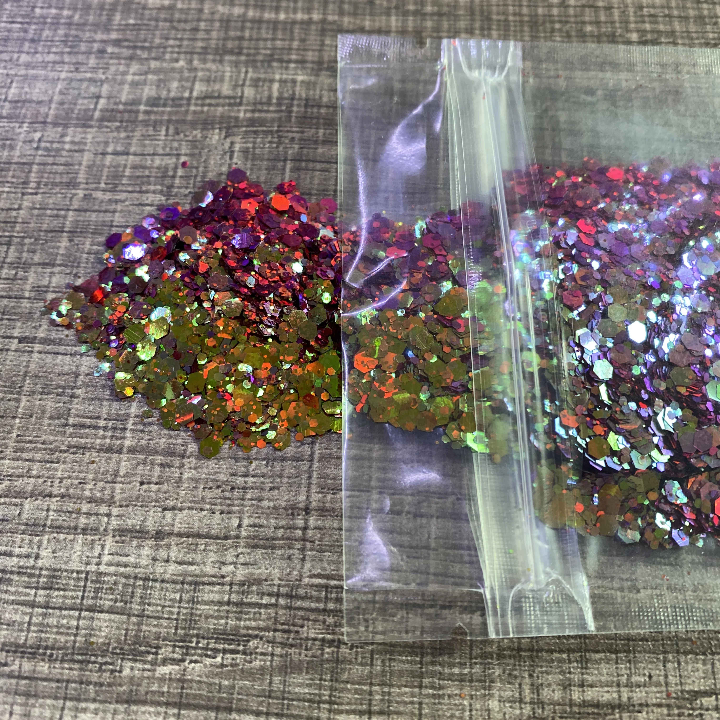 50g/Bag Chameleon Chunky Mixed Sizes Glitter Sequins for Crafts Resin Custom Tumbler DIY Nails Decor